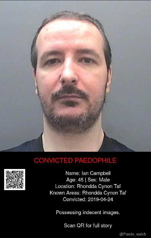 Ian Campbell 45 from #Rhondda Cynon Taf - 24/04/19