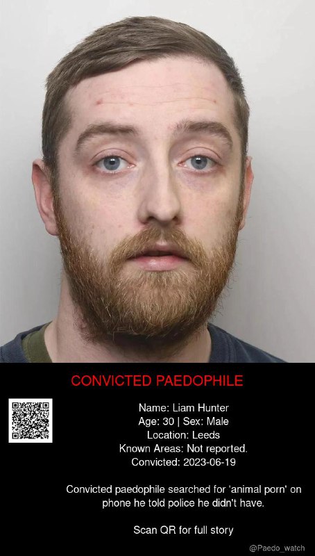 Liam Hunter 30 from #Leeds - 19/06/23