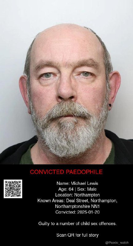 Michael Lewis 64 from #Northampton - 20/01/25