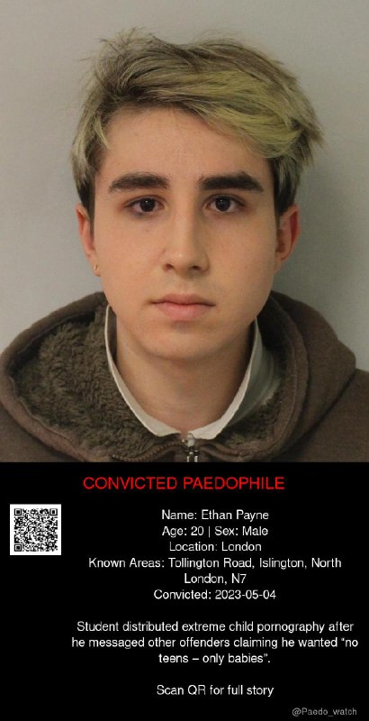 Ethan Payne 20 from #London - 04/05/23