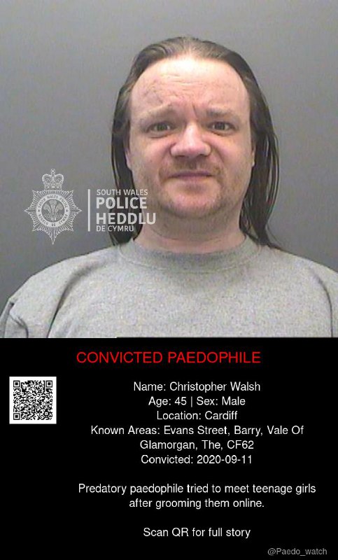 Christopher Walsh 45 from #Cardiff - 11/09/20