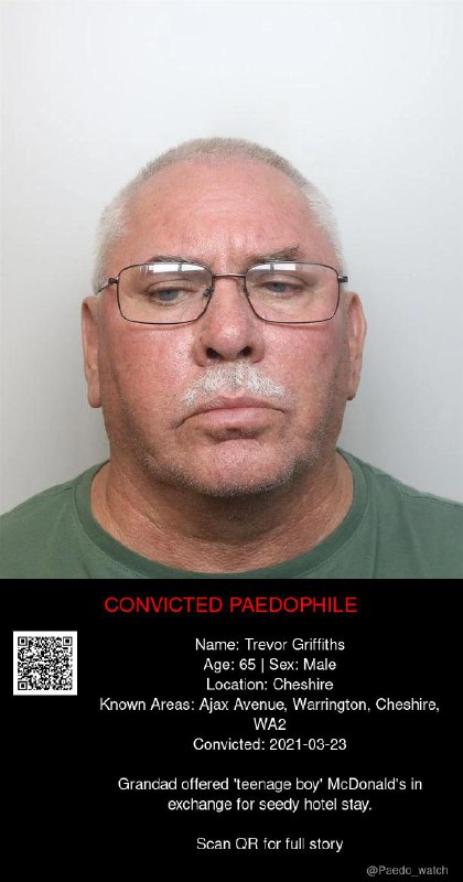 Trevor Griffiths 65 from #Cheshire - 23/03/21