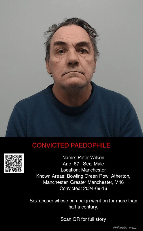 Peter Wilson 67 from #Manchester - 16/09/24