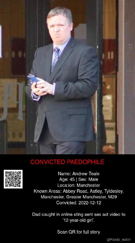 Andrew Teale 45 from #Manchester - 12/12/22