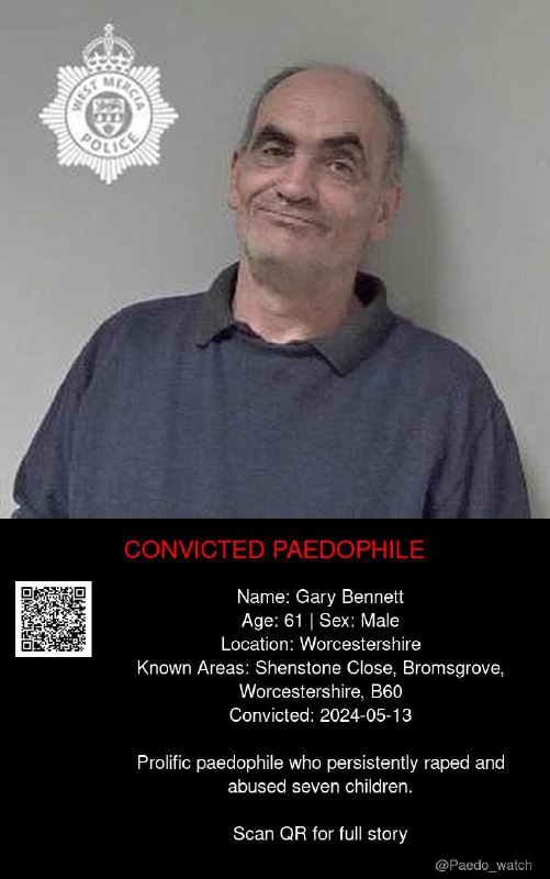 Gary Bennett 61 from #Worcestershire - 13/05/24