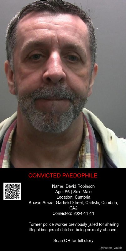 David Robinson 56 from #Cumbria - 11/11/24