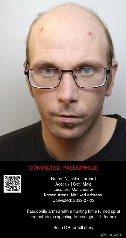 Nicholas Tarbard 37 from #Manchester - 22/07/22