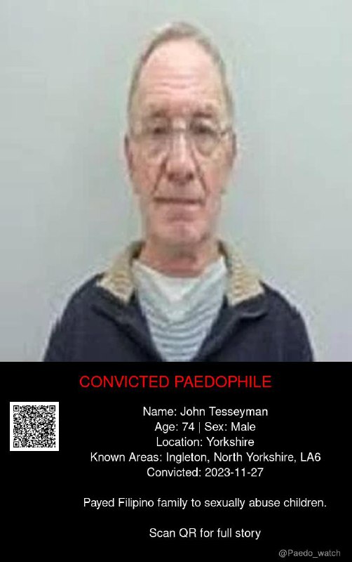 John Tesseyman 74 from #Yorkshire - 27/11/23