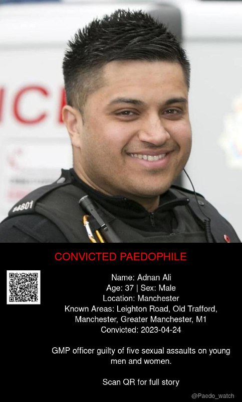 Adnan Ali 37 from #Manchester - 24/04/23