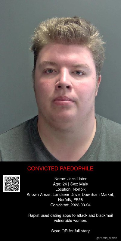 Jack Lister 24 from #Norfolk - 04/03/22