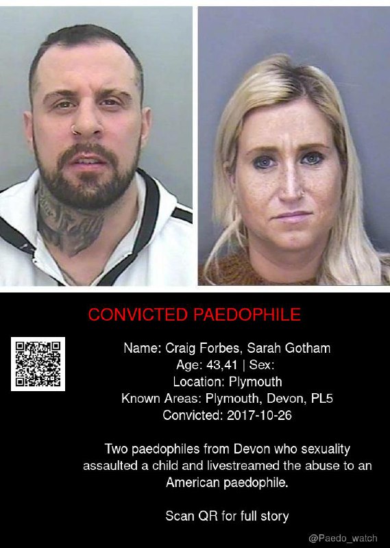 Craig Forbes, Sarah Gotham 43,41 from #Plymouth - 26/10/17