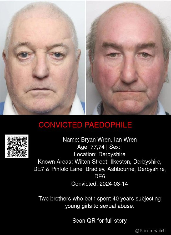 Bryan Wren, Ian Wren 77,74 from #Derbyshire - 14/03/24