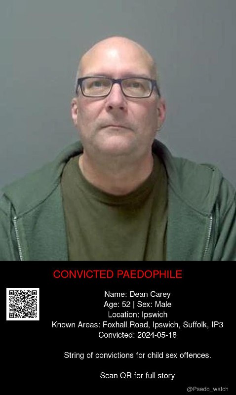 Dean Carey 52 from #Ipswich - 18/05/24