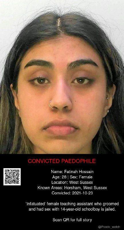 Fatinah Hossain 28 from #West Sussex - 23/10/21