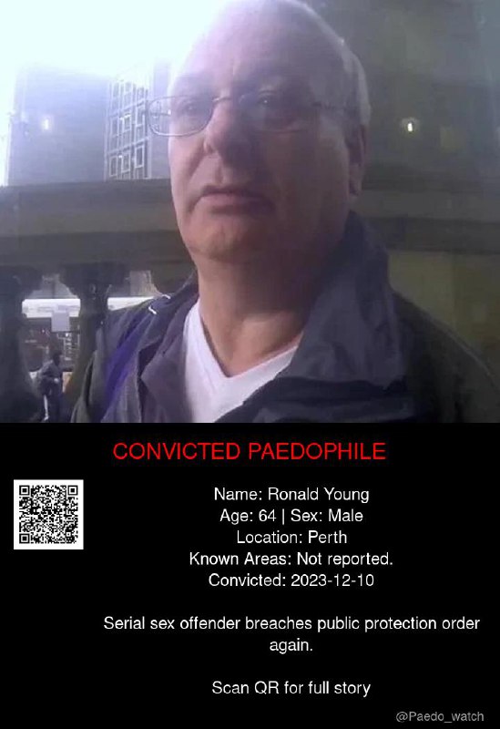 Ronald Young 64 from #Perth - 10/12/23