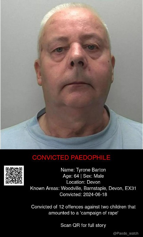 Tyrone Barton 64 from #Devon - 18/06/24
