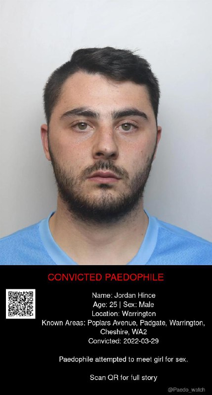 Jordan Hince 25 from #Warrington - 29/03/22