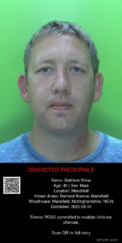 Matthew Shaw 40 from #Mansfield - 14/03/23