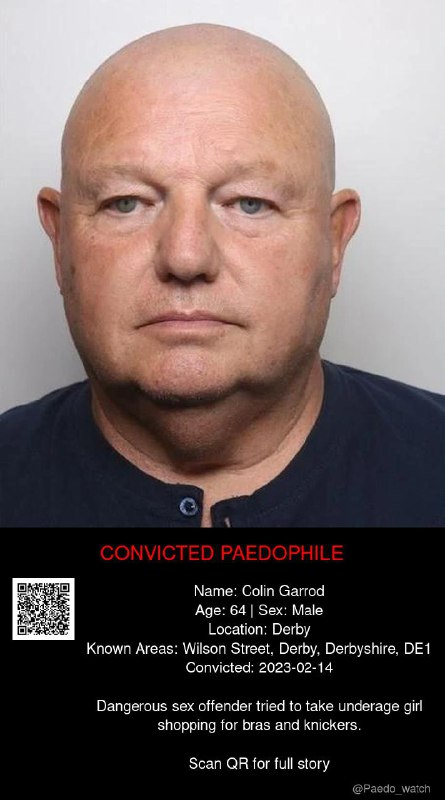 Colin Garrod 64 from #Derby - 14/02/23
