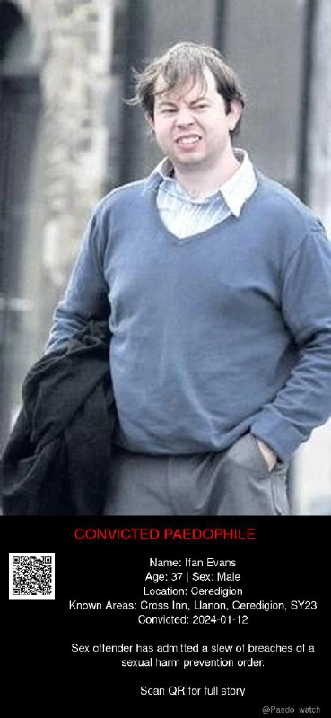 Ifan Evans 37 from #Ceredigion - 12/01/24