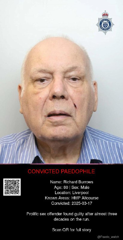 Richard Burrows 80 from #Liverpool - 17/03/25