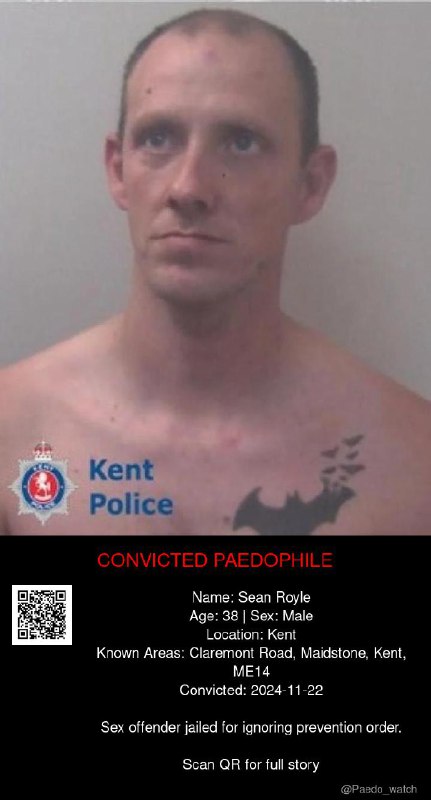 Sean Royle 38 from #Kent - 22/11/24