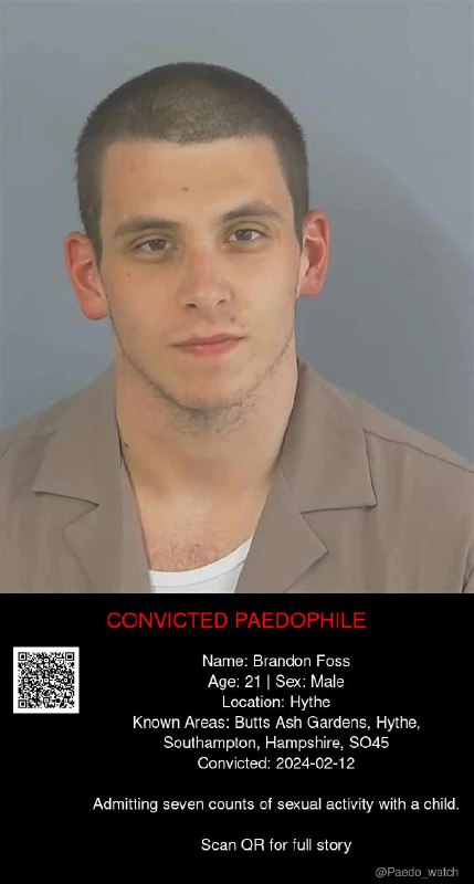 Brandon Foss 21 from #Hythe - 12/02/24