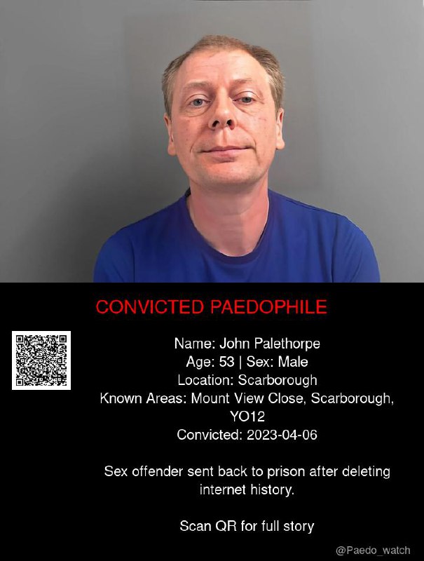 John Palethorpe 53 from #Scarborough - 06/04/23