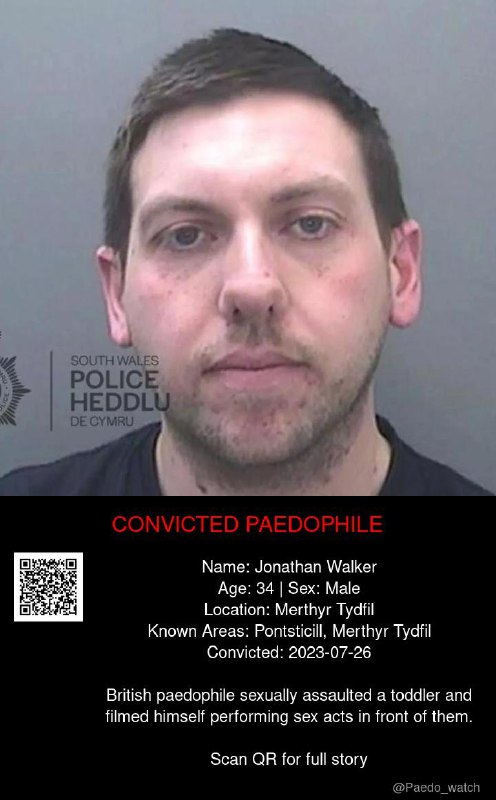 Jonathan Walker 34 from #Merthyr Tydfil - 26/07/23