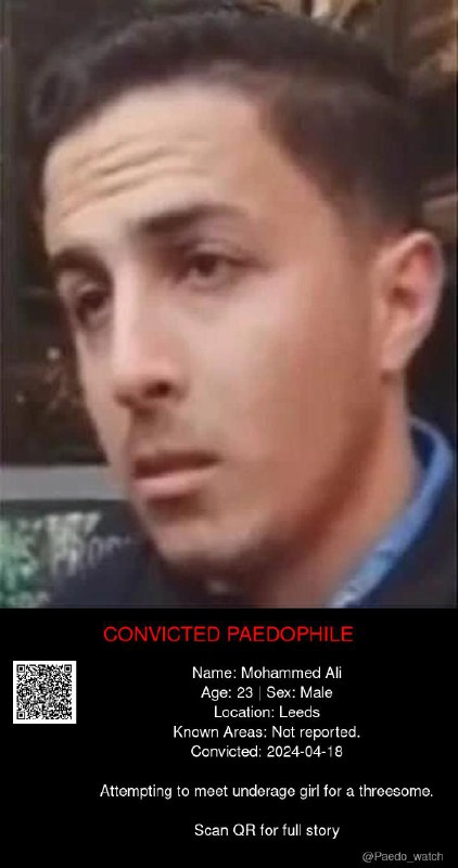 Mohammed Ali 23 from #Leeds - 18/04/24