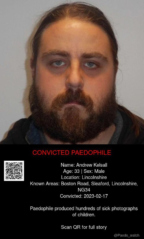 Andrew Kelsall 33 from #Lincolnshire - 17/02/23