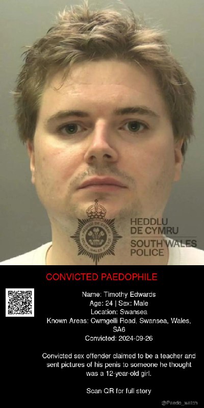 Timothy Edwards 24 from #Swansea - 26/09/24