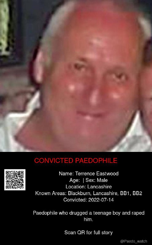 Terrence Eastwood  from #Lancashire - 14/07/22