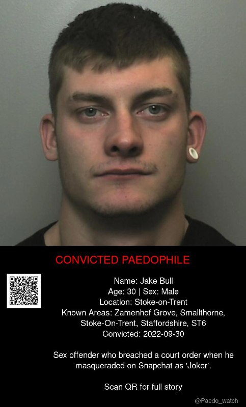 Jake Bull 30 from #Stoke-on-Trent - 30/09/22