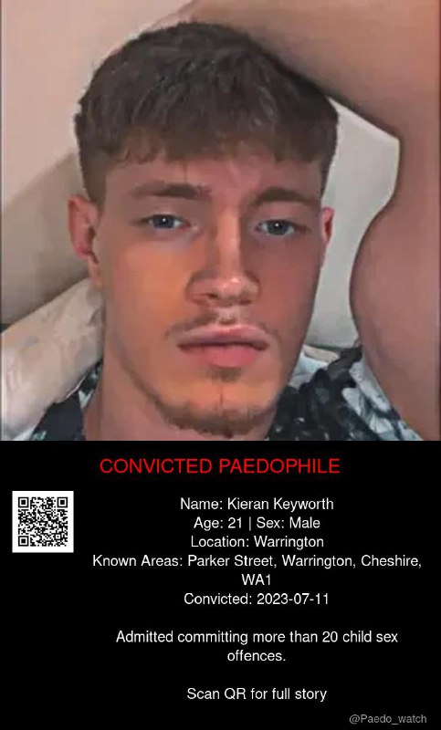 Kieran Keyworth 21 from #Warrington - 11/07/23