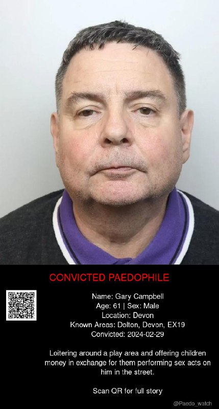 Gary Campbell 61 from #Devon - 29/02/24