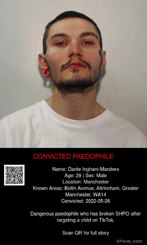Dante Ingham-Marsters 29 from #Manchester - 26/05/22