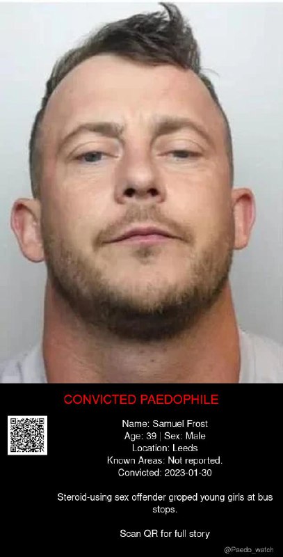 Samuel Frost 39 from #Leeds - 30/01/23