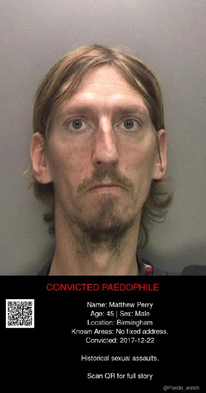 Matthew Perry 45 from #Birmingham - 22/12/17