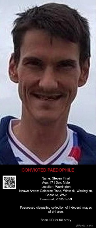 Steven Finall 47 from #Warrington - 29/09/22