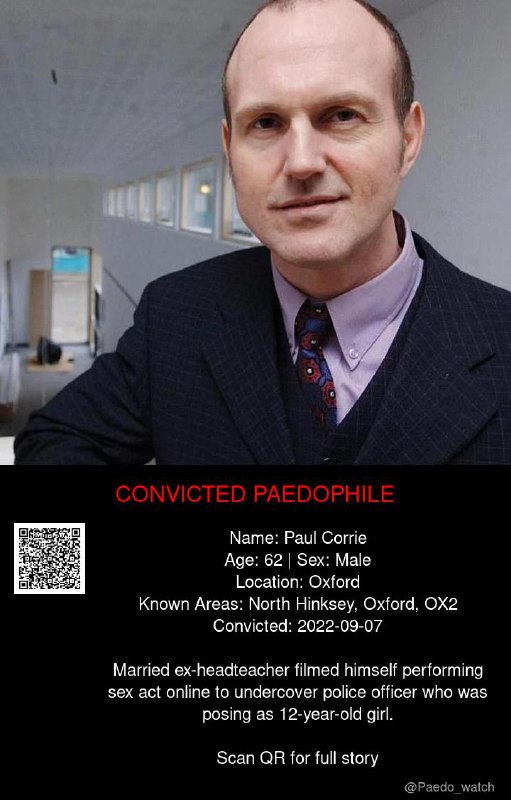 Paul Corrie 62 from #Oxford - 07/09/22