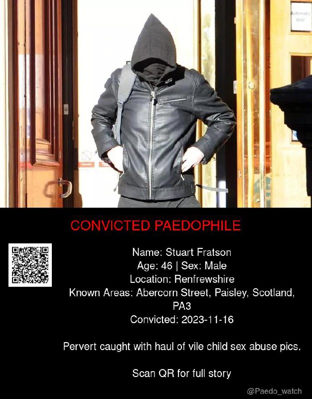 Stuart Fratson 46 from #Renfrewshire - 16/11/23