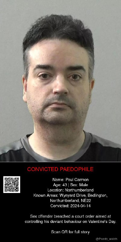 Paul Carmon 43 from #Northumberland - 14/04/24