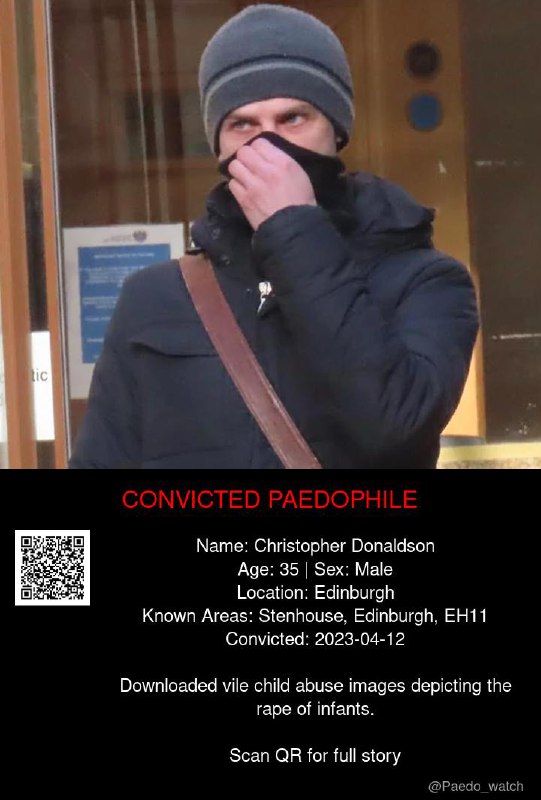 Christopher Donaldson 35 from #Edinburgh - 12/04/23