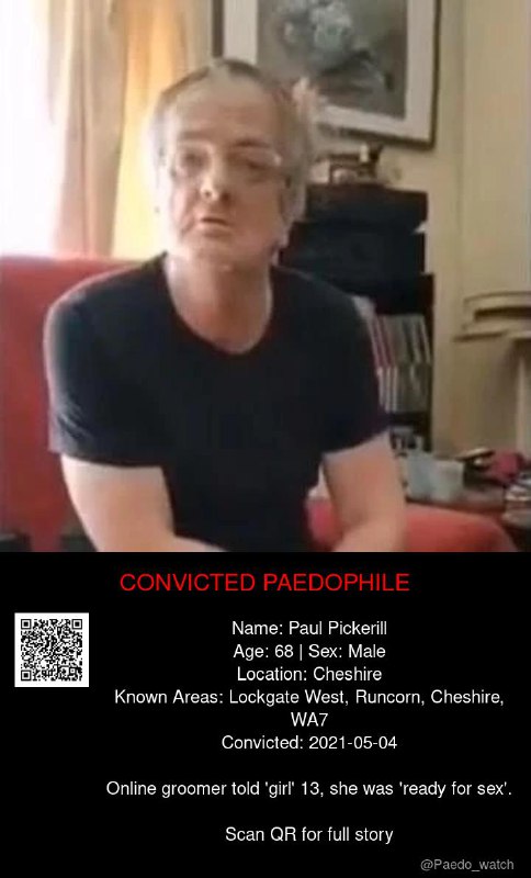 Paul Pickerill 68 from #Cheshire - 04/05/21