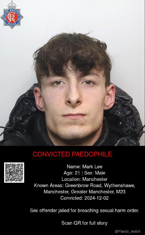 Mark Lee 21 from #Manchester - 02/12/24