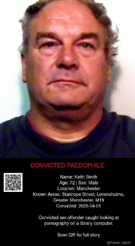 Keith Smith 72 from #Manchester - 01/04/25