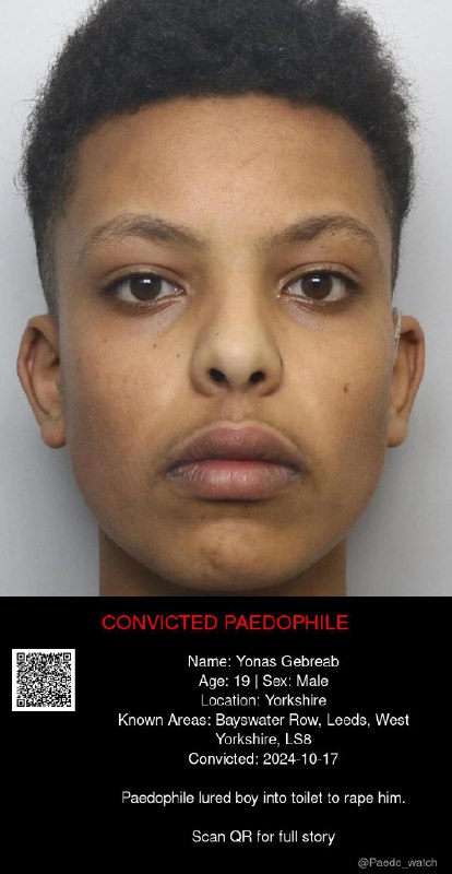 Yonas Gebreab 19 from #Yorkshire - 17/10/24