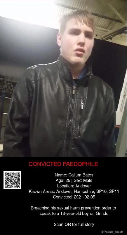 Callum Bates 25 from #Andover - 05/02/21