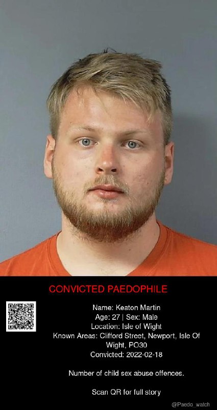 Keaton Martin 27 from #Isle of Wight - 18/02/22